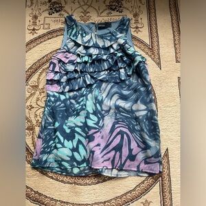 Vera moda ruffled tank top size s